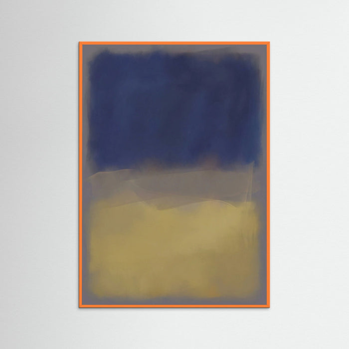 Orange Wood Color Field Depth