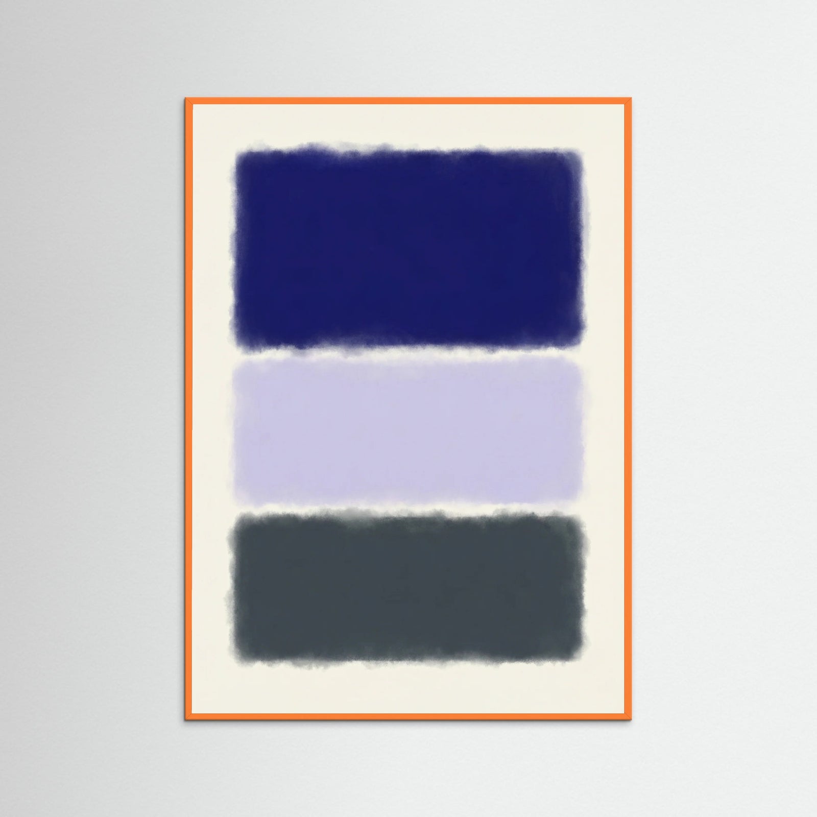 Orange Wood Color Field Radiance