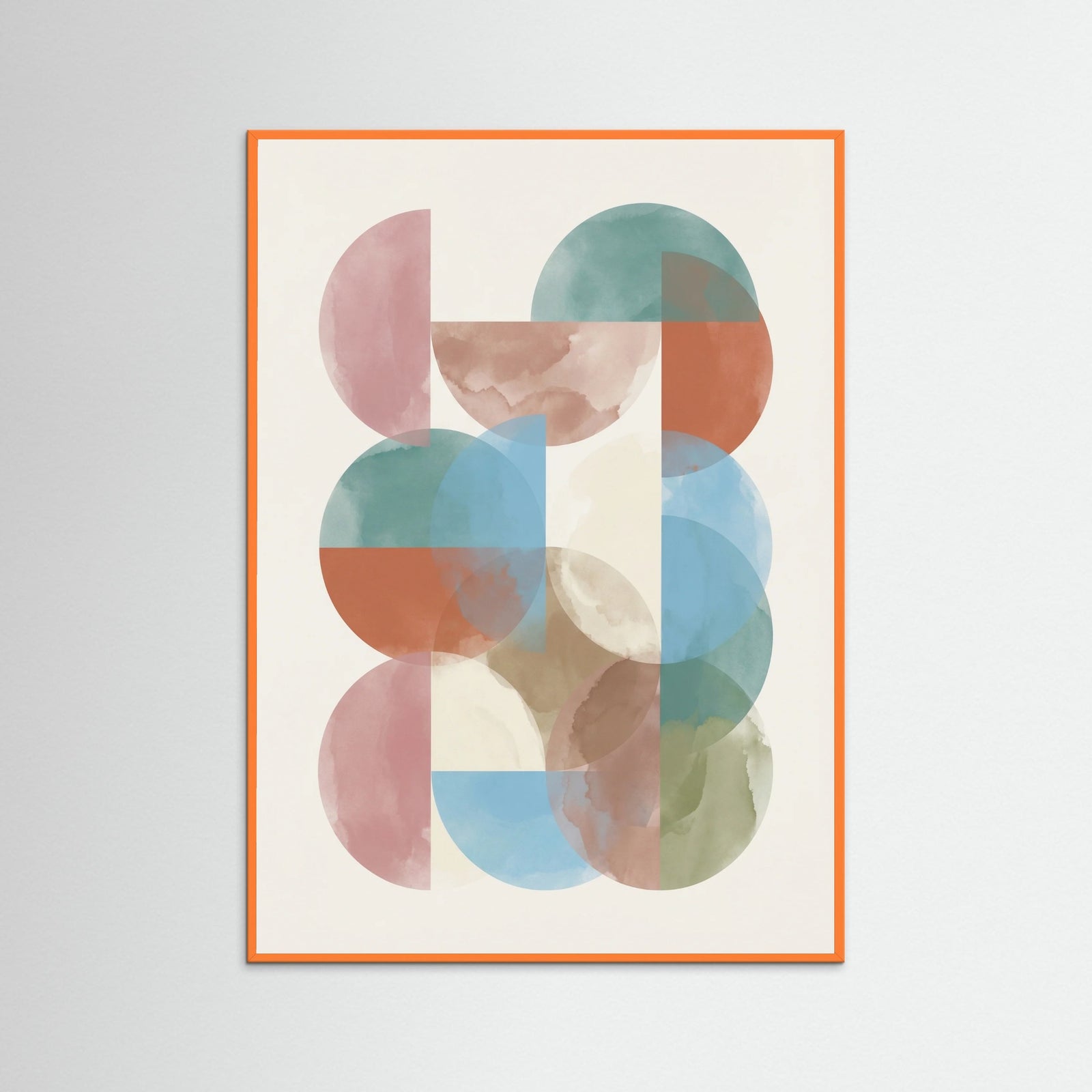 Orange Wood Color Theory Exhibition