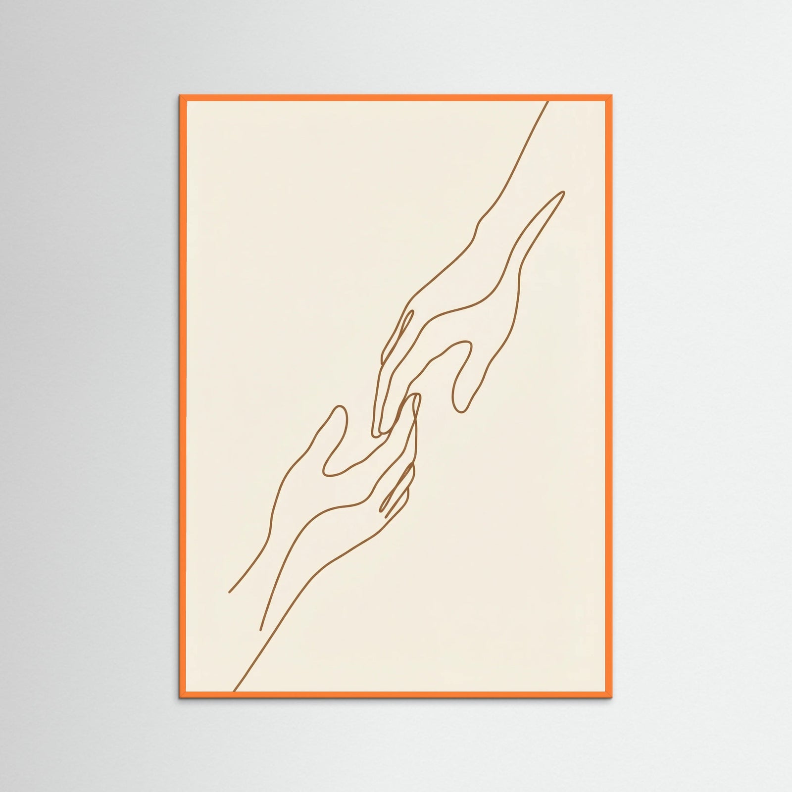 Orange Wood Connected Forms