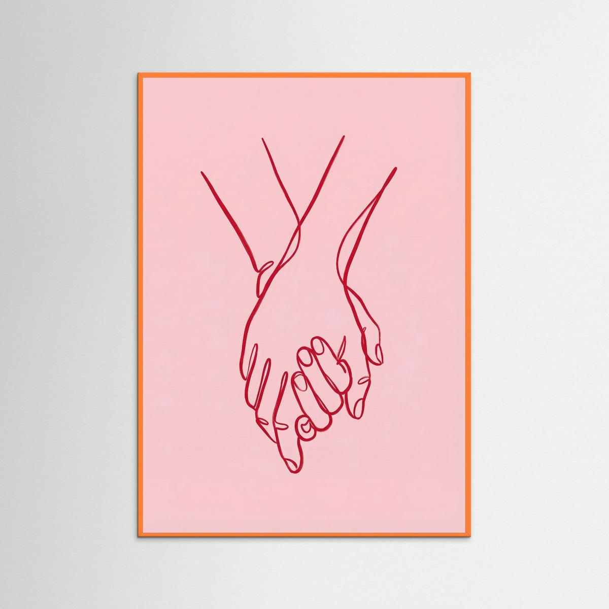 Orange Wood Connected Forms