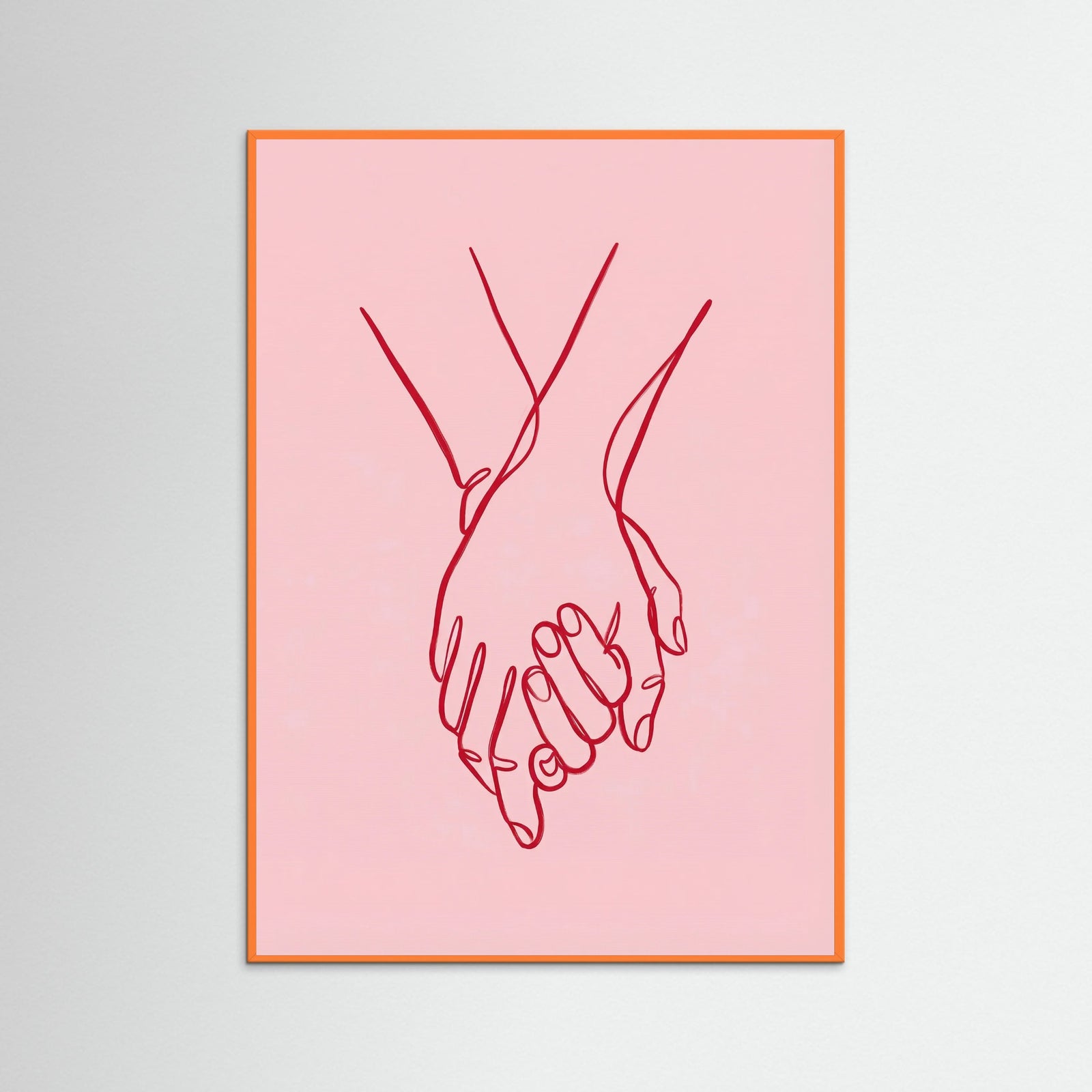 Orange Wood Connected Forms
