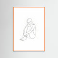 Orange Wood Contemplative Guardian