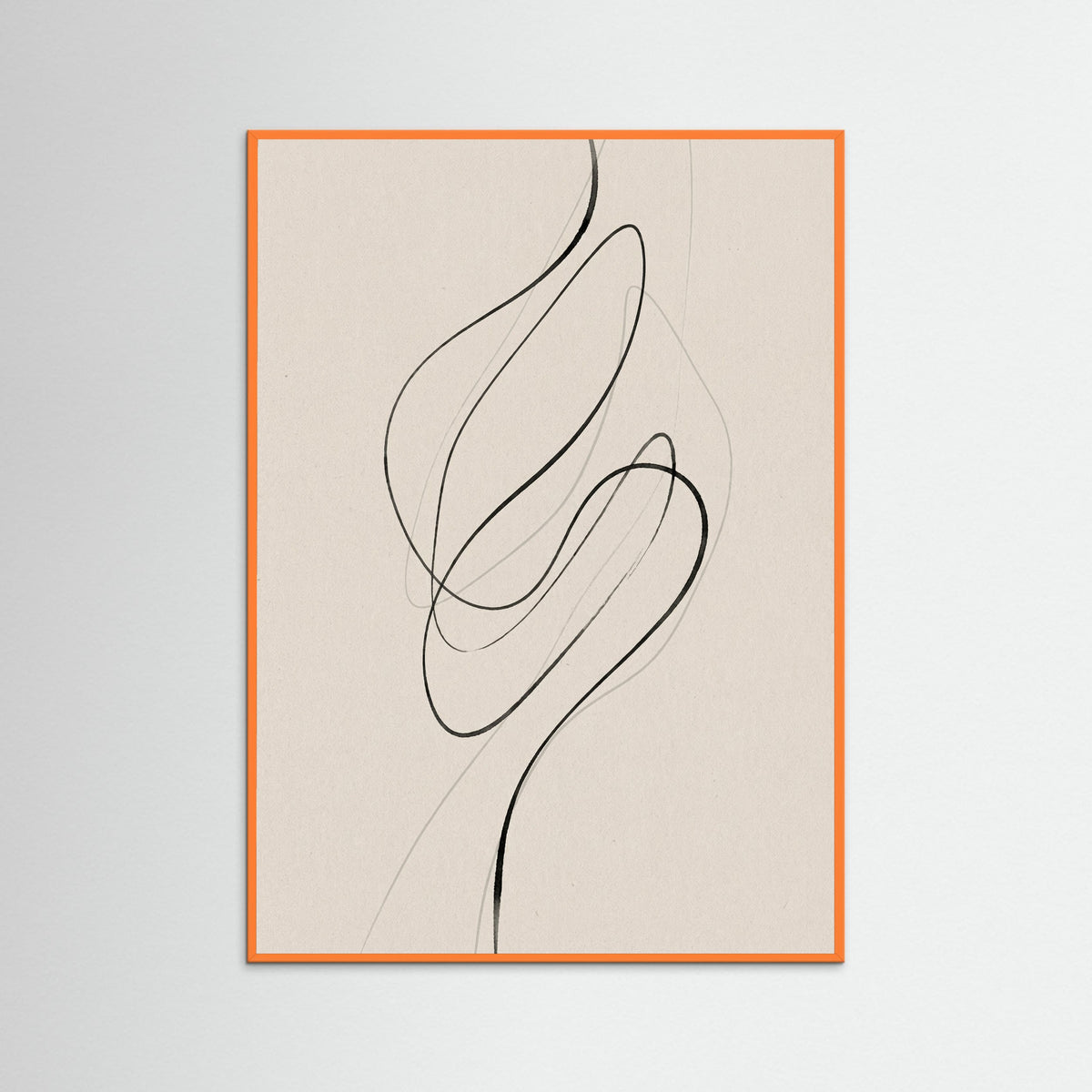 Orange Wood Continuous Form