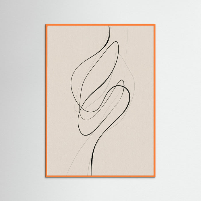 Orange Wood Continuous Form