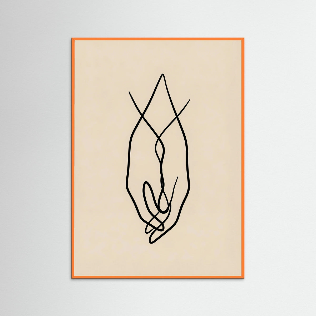 Orange Wood Continuous Form