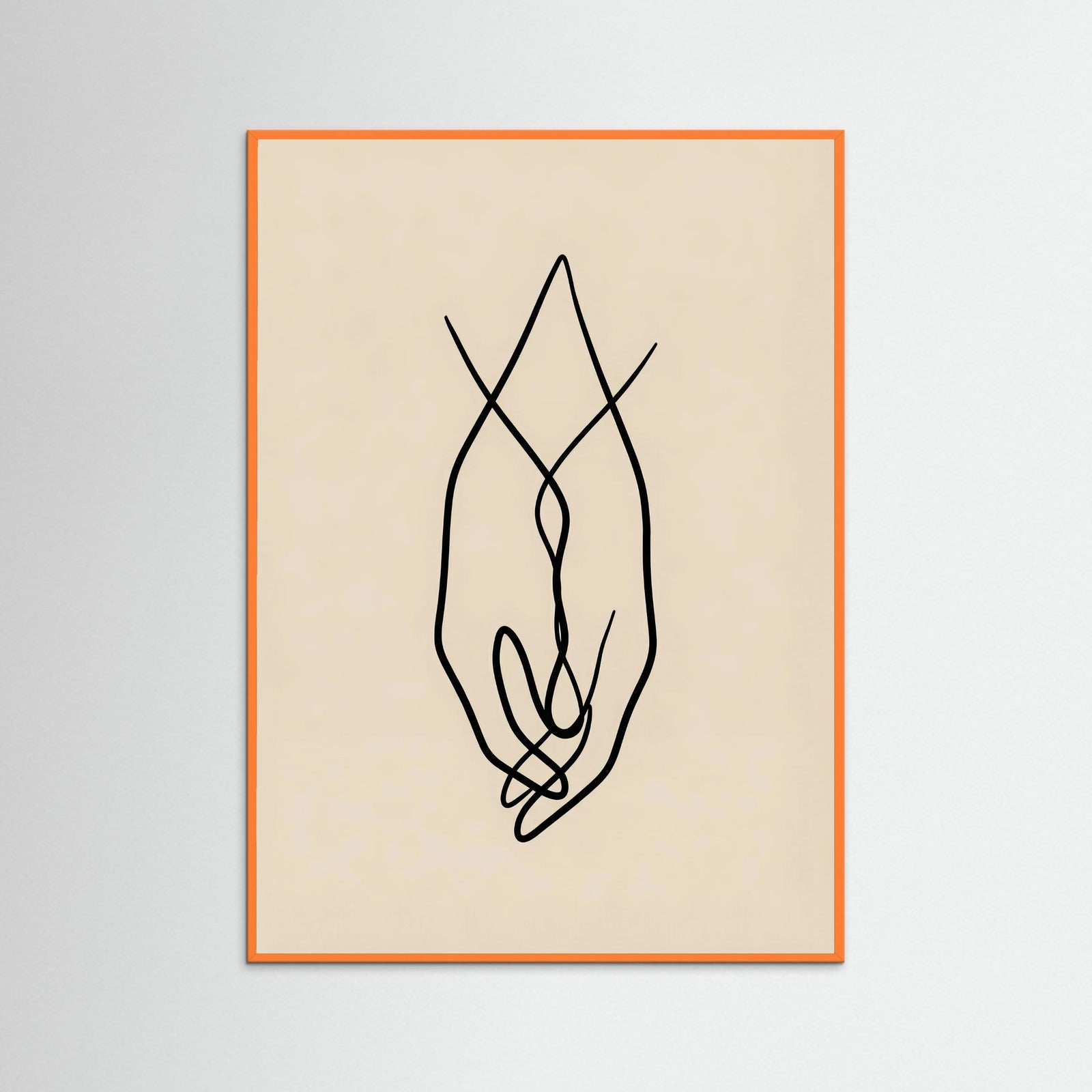Orange Wood Continuous Form