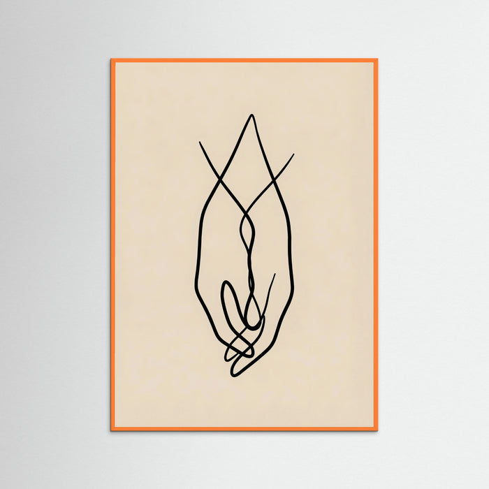 Orange Wood Continuous Form