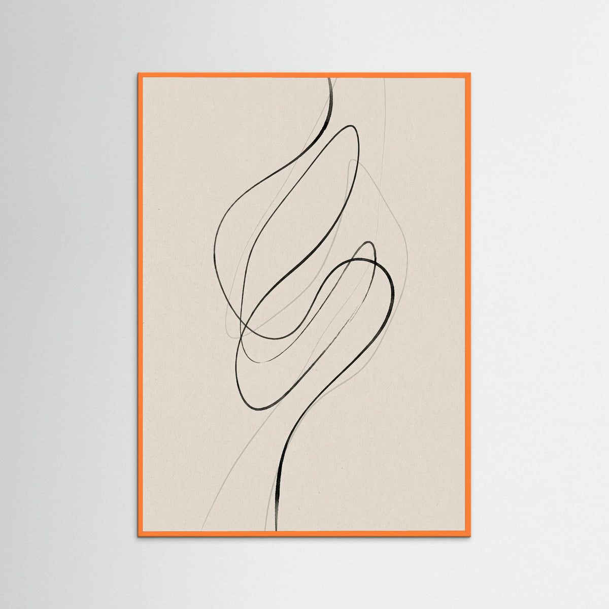 Orange Wood Continuous Form