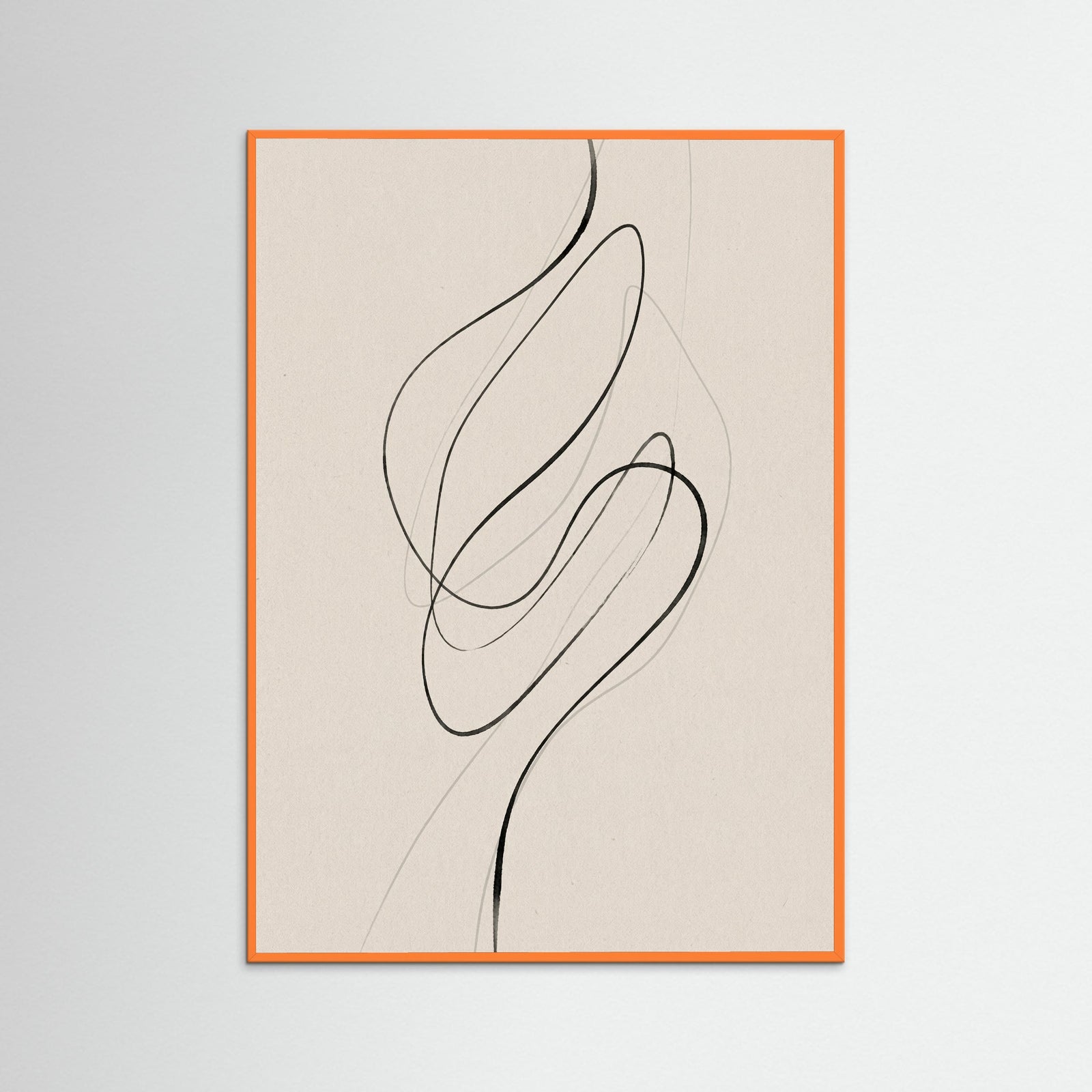 Orange Wood Continuous Form
