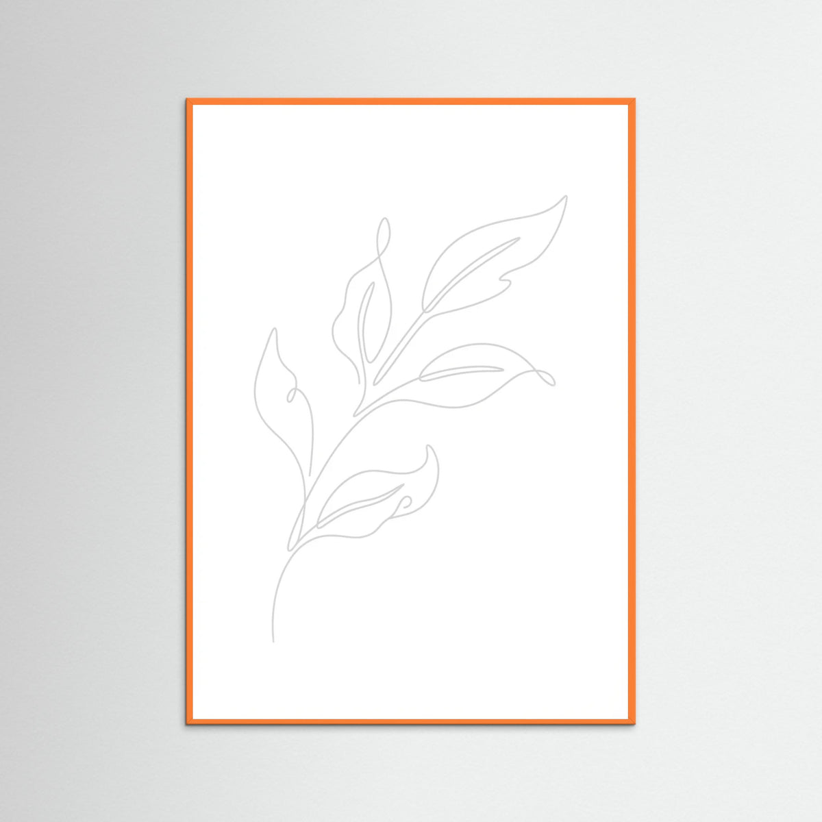 Orange Wood Contour Embrace