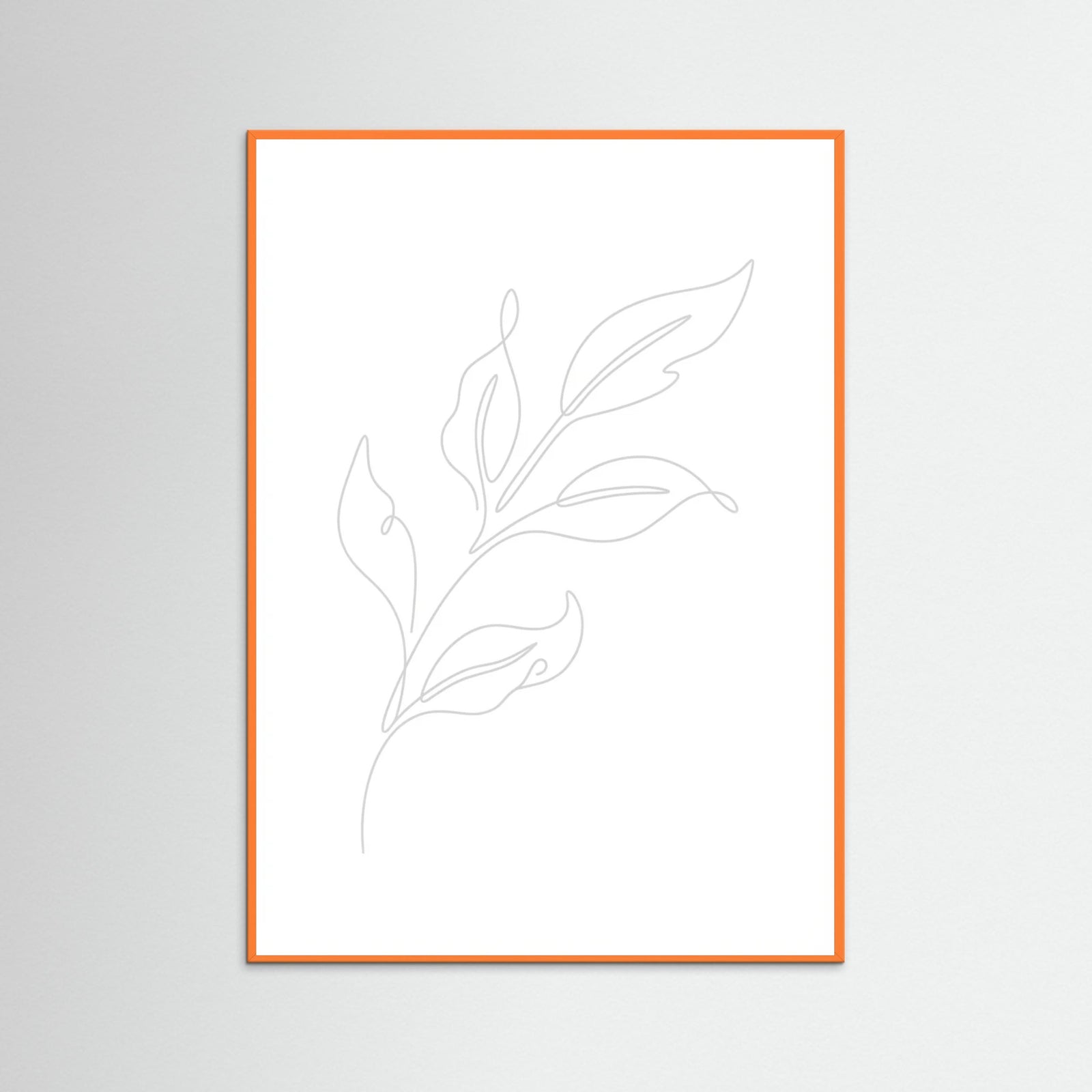 Orange Wood Contour Embrace