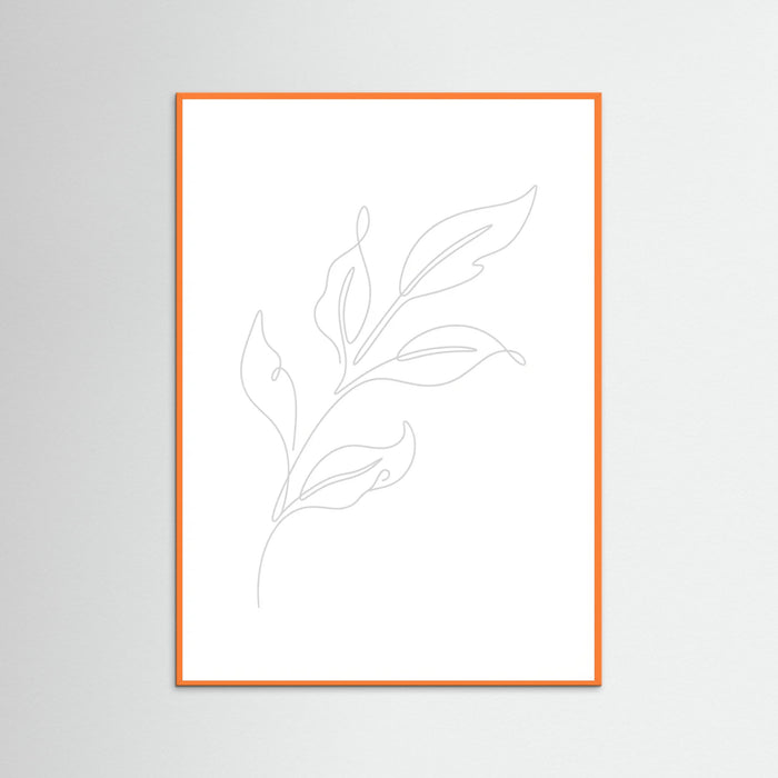 Orange Wood Contour Embrace