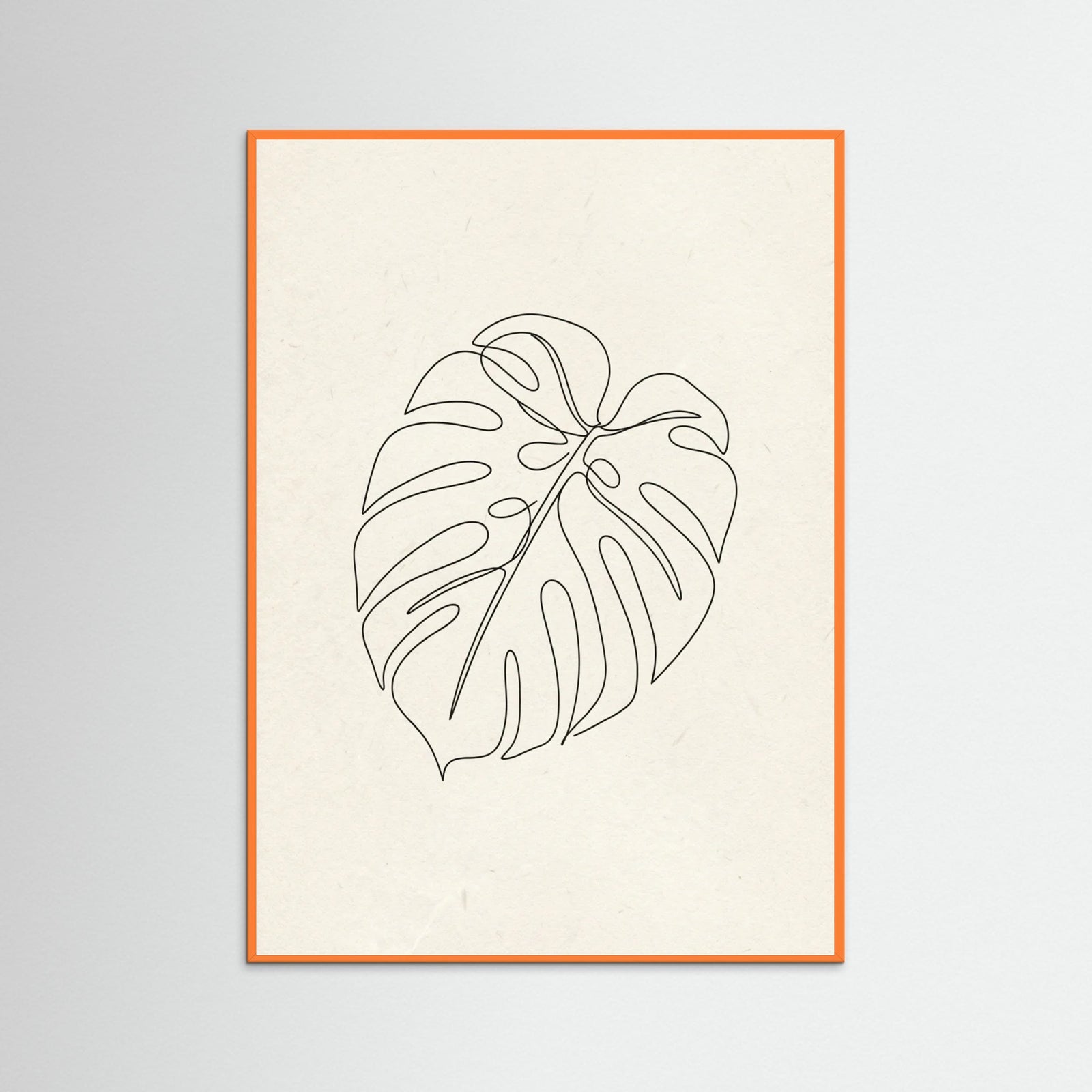 Orange Wood Contour Gaze