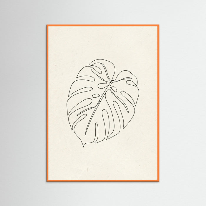 Orange Wood Contour Gaze