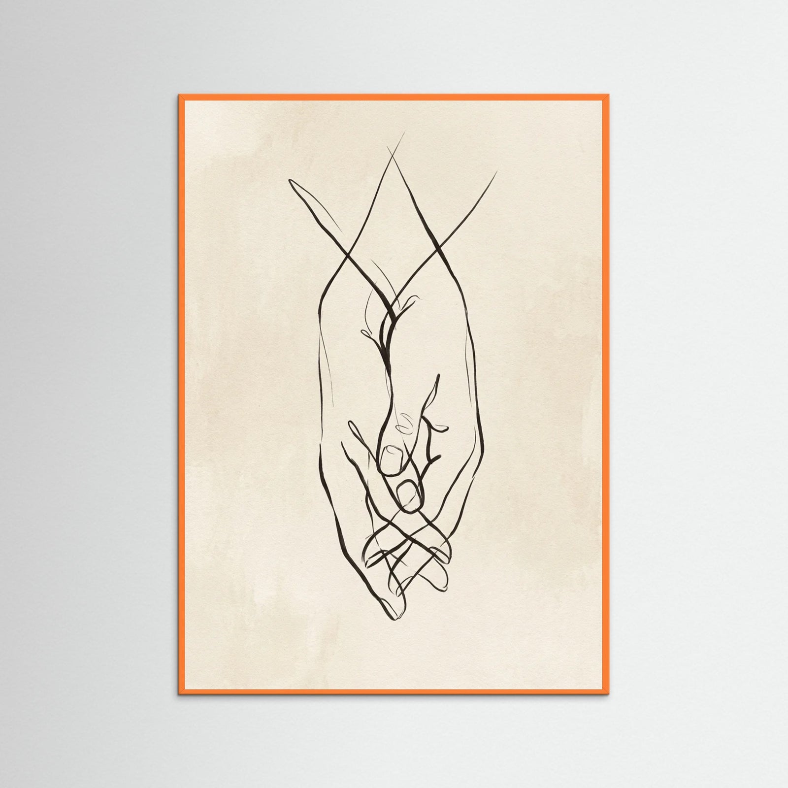 Orange Wood Contour Muse