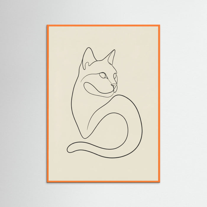 Orange Wood Contour Persona