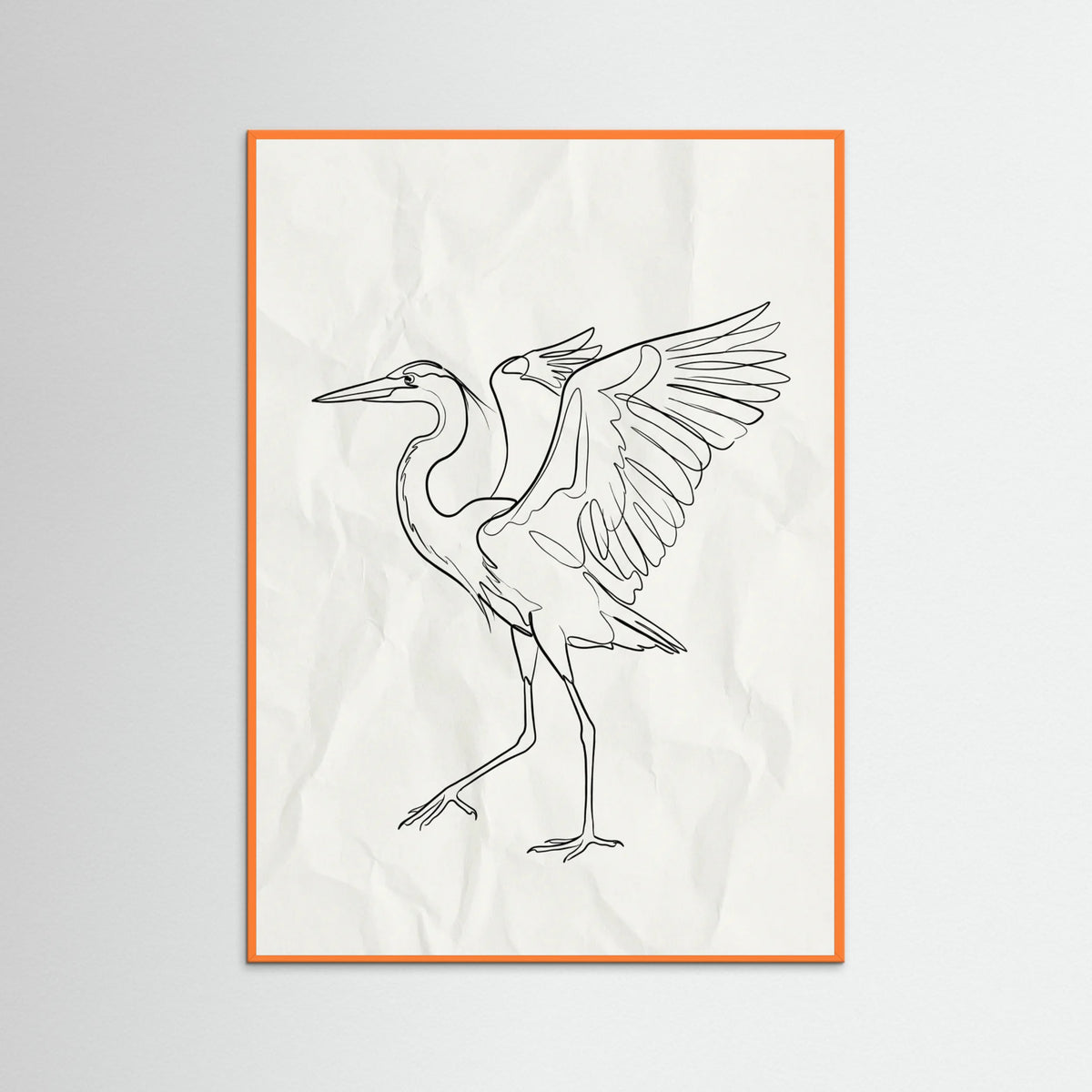 Orange Wood Contour Spirit