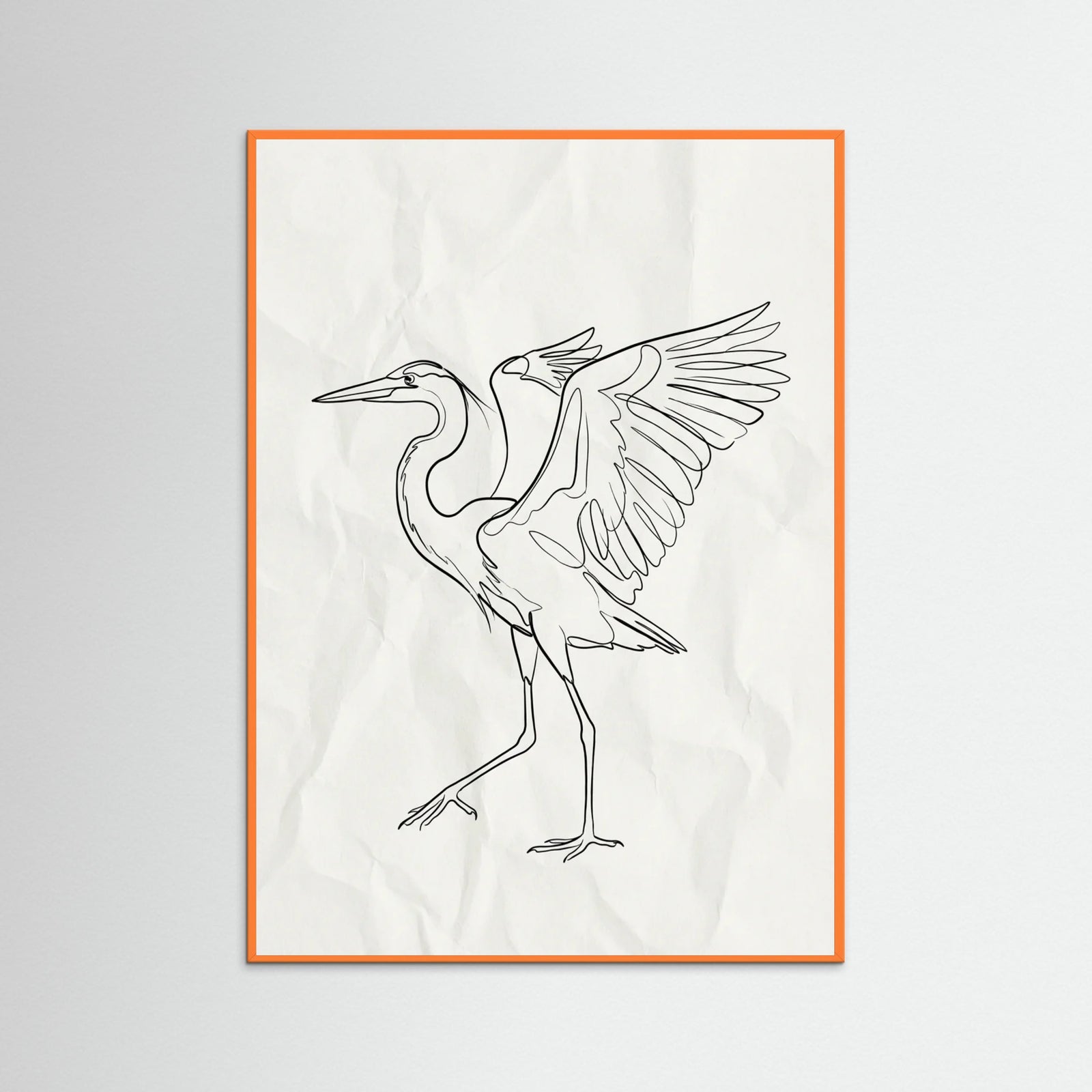 Orange Wood Contour Spirit