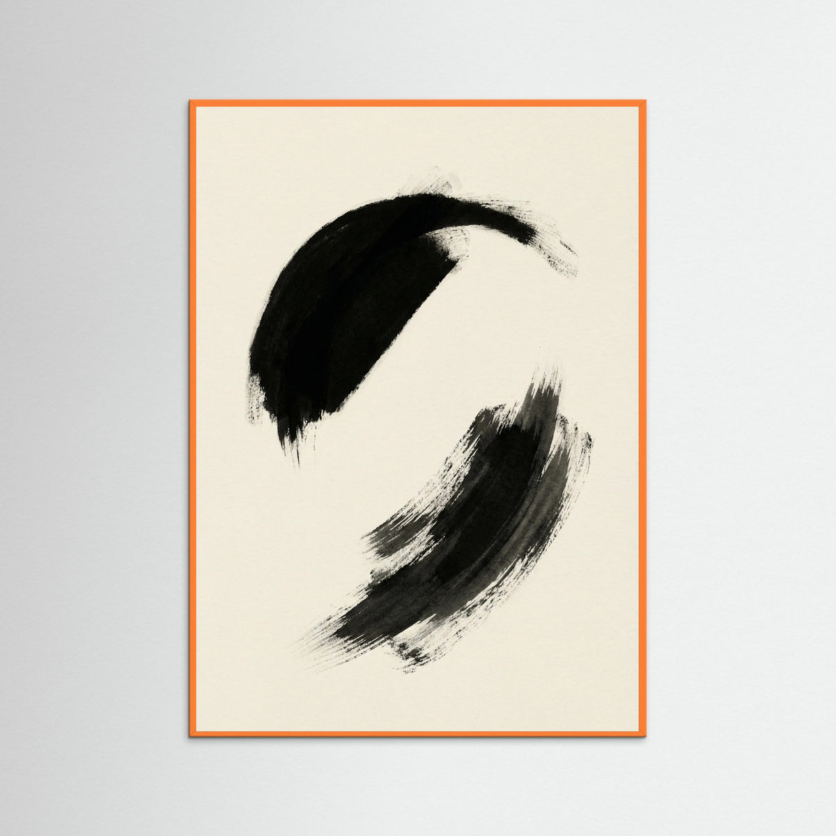 Orange Wood Contoured Flow