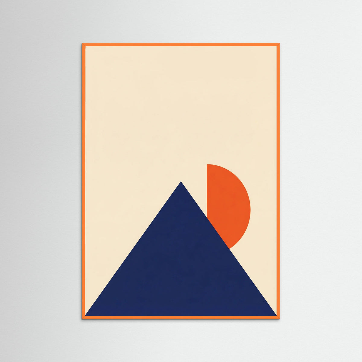 Orange Wood Contrasting Forms