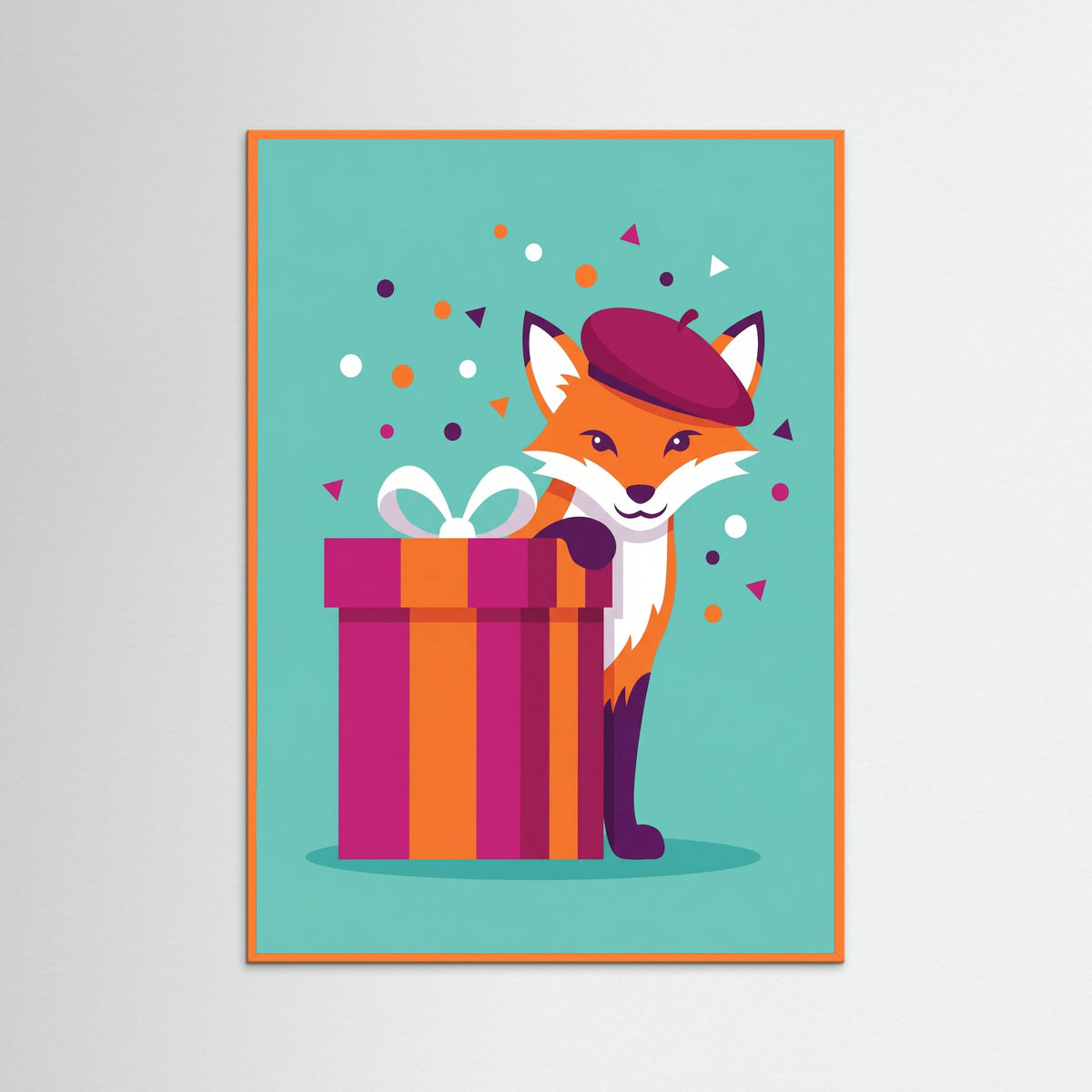 Orange Wood Cool Bunny Vibes