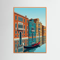 Orange Wood Copenhagen Canal Houses
