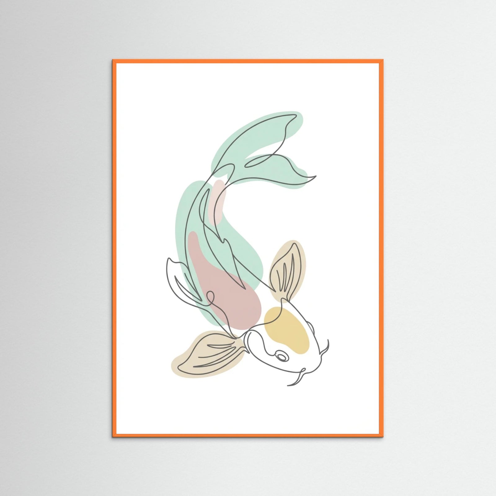 Orange Wood Coral Contemplation