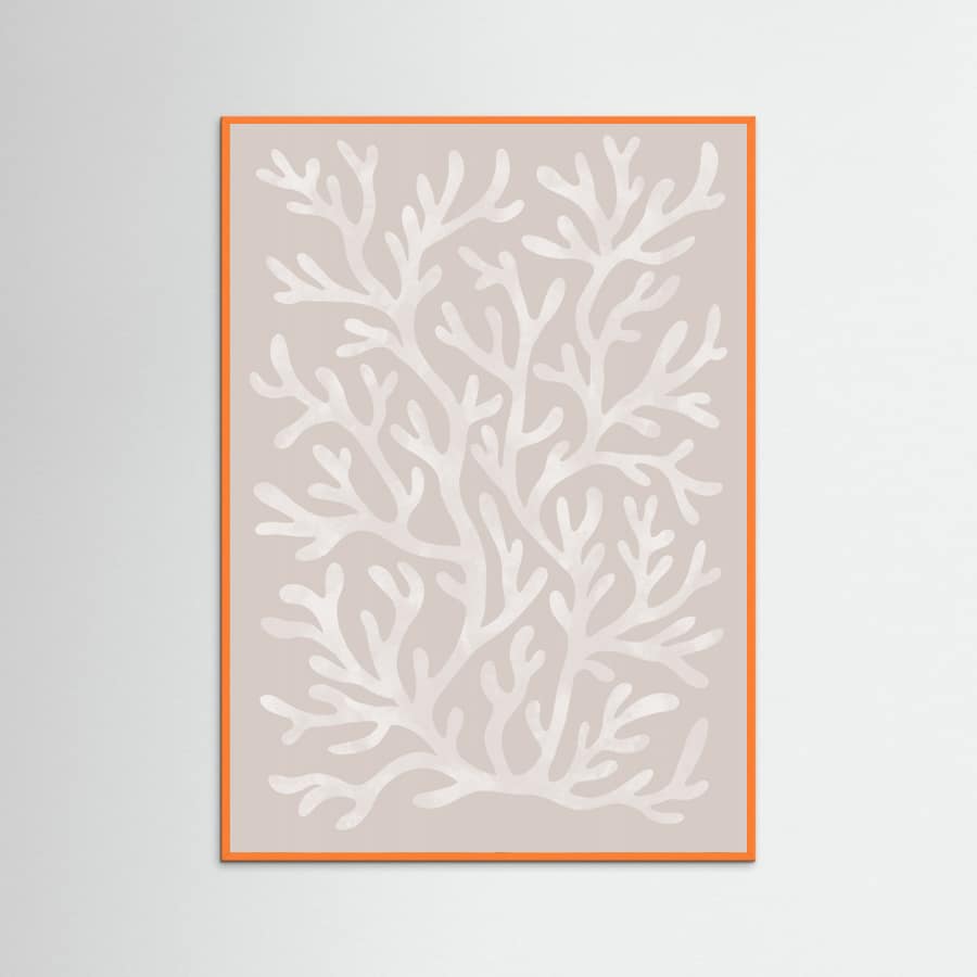 Coral pattern II Poster – poster and art print