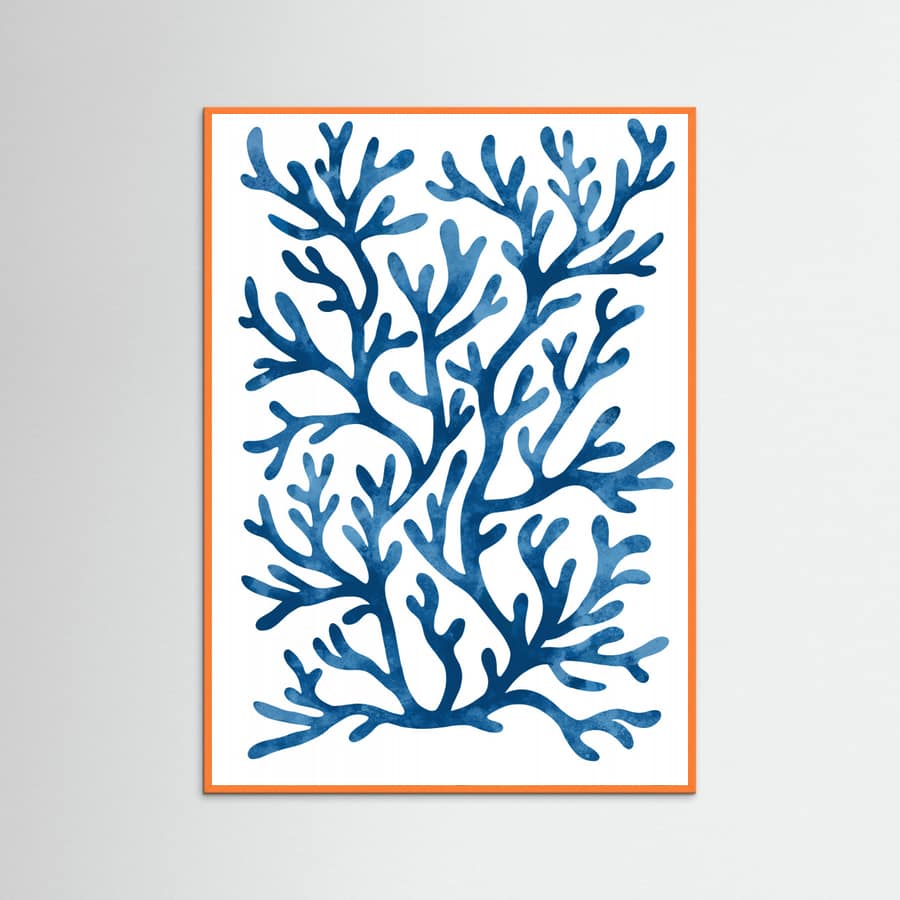 Coral pattern Poster – poster and art print