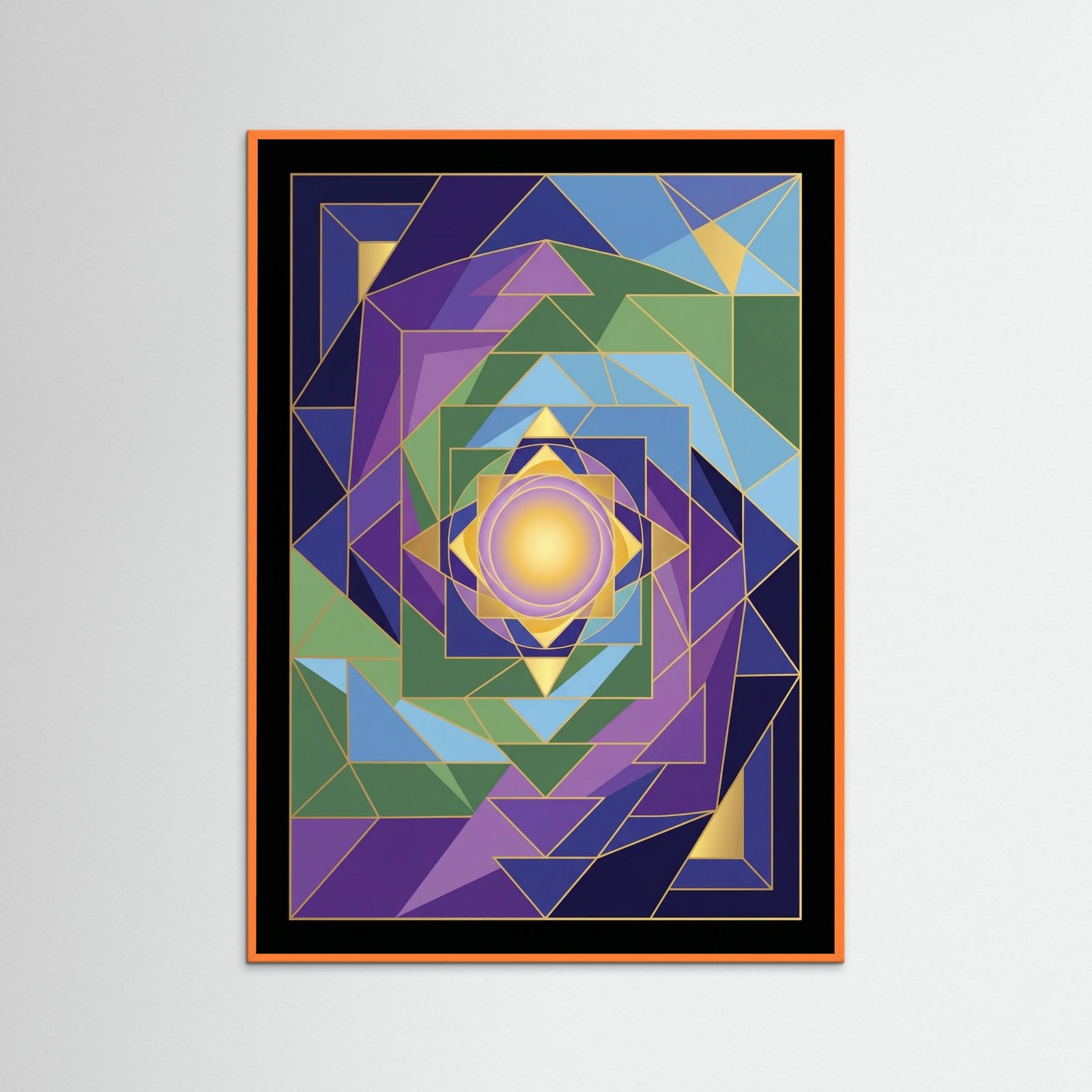 Orange Wood Cosmic Ascent