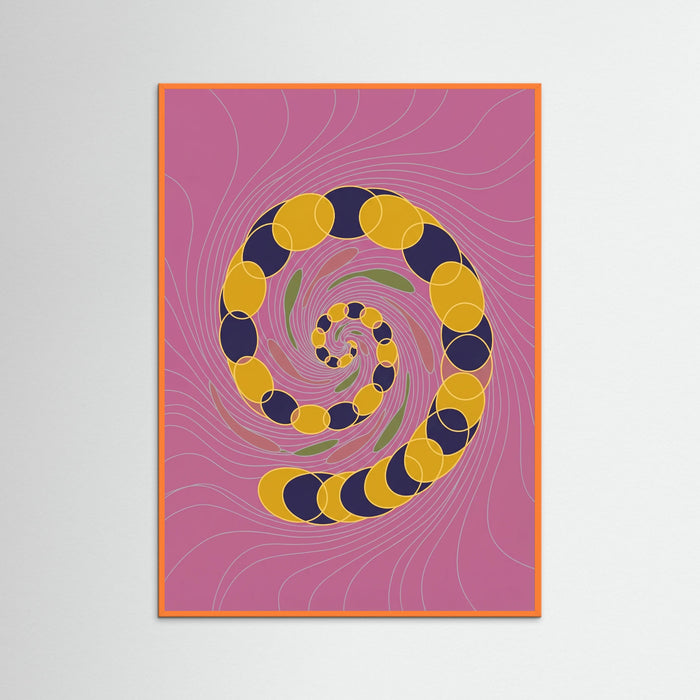 Orange Wood Cosmic Unfold