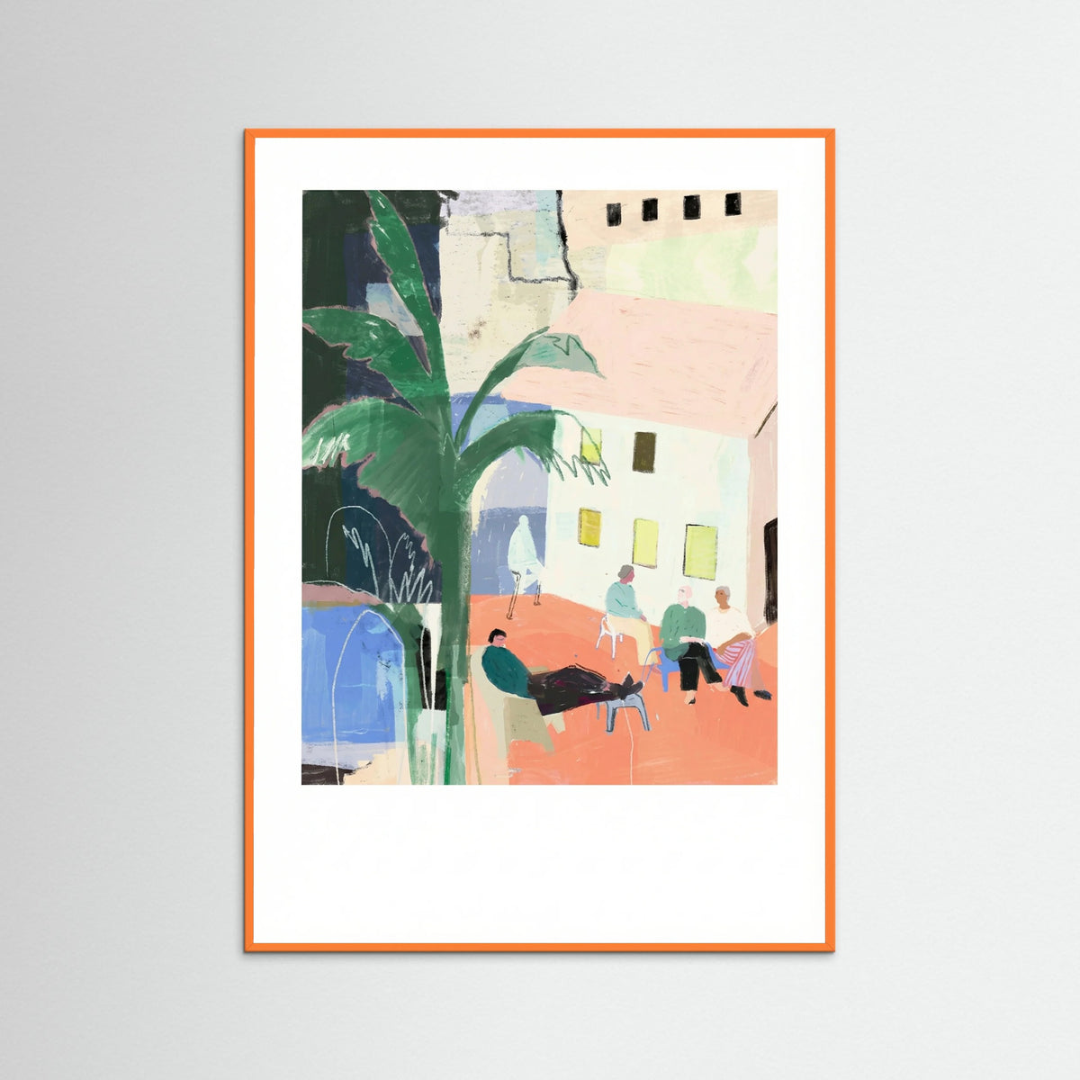 Orange Wood Courtyard Gathering