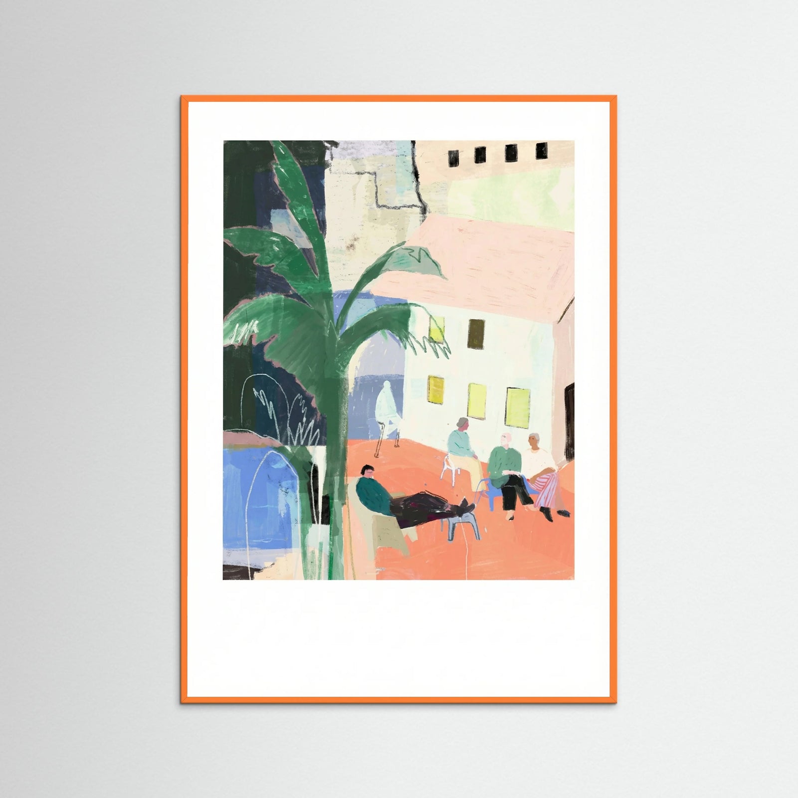 Orange Wood Courtyard Gathering