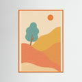 Orange Wood Cozy Affection