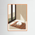 Orange Wood Cozy Cat Napping