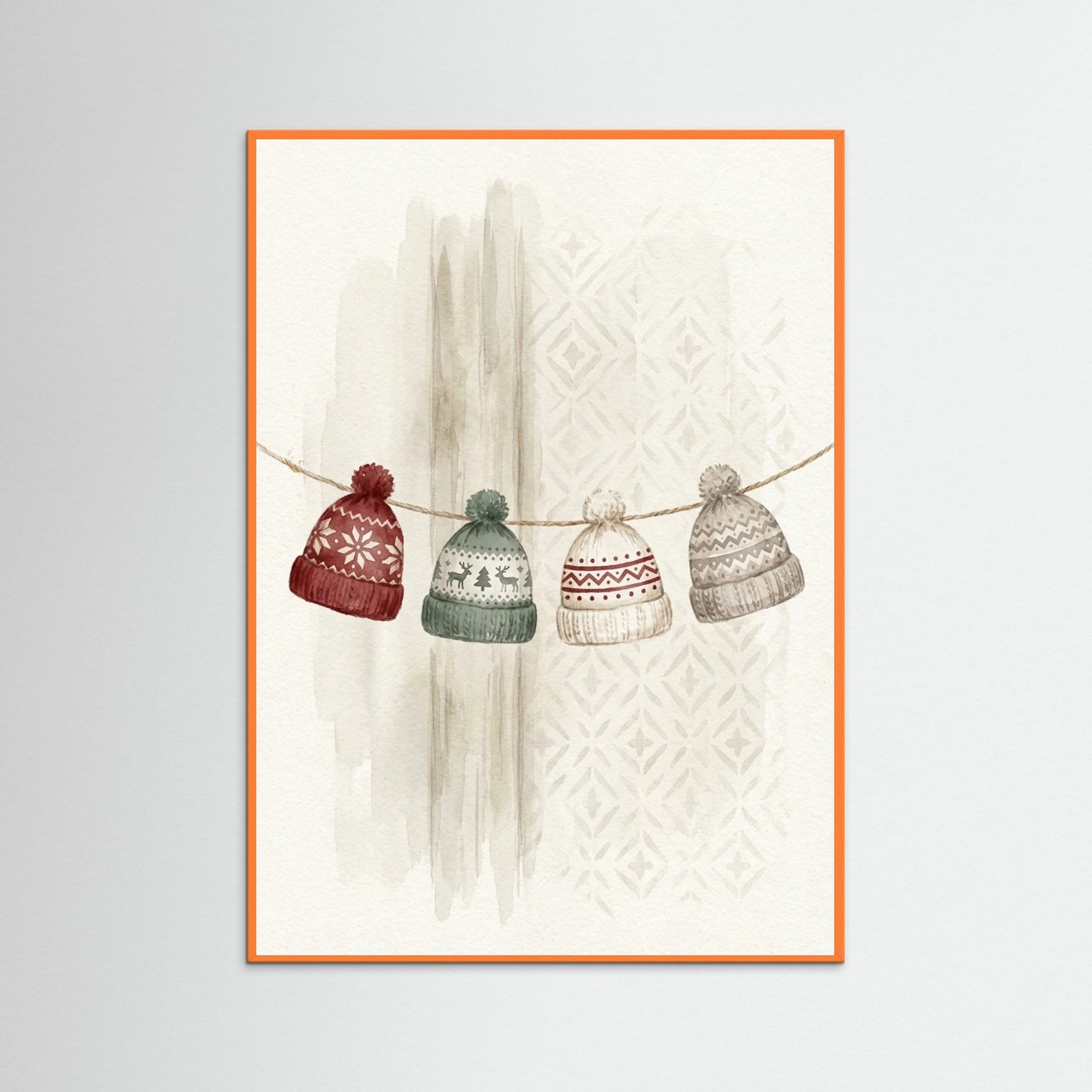 Orange Wood Cozy Hearthside Charm