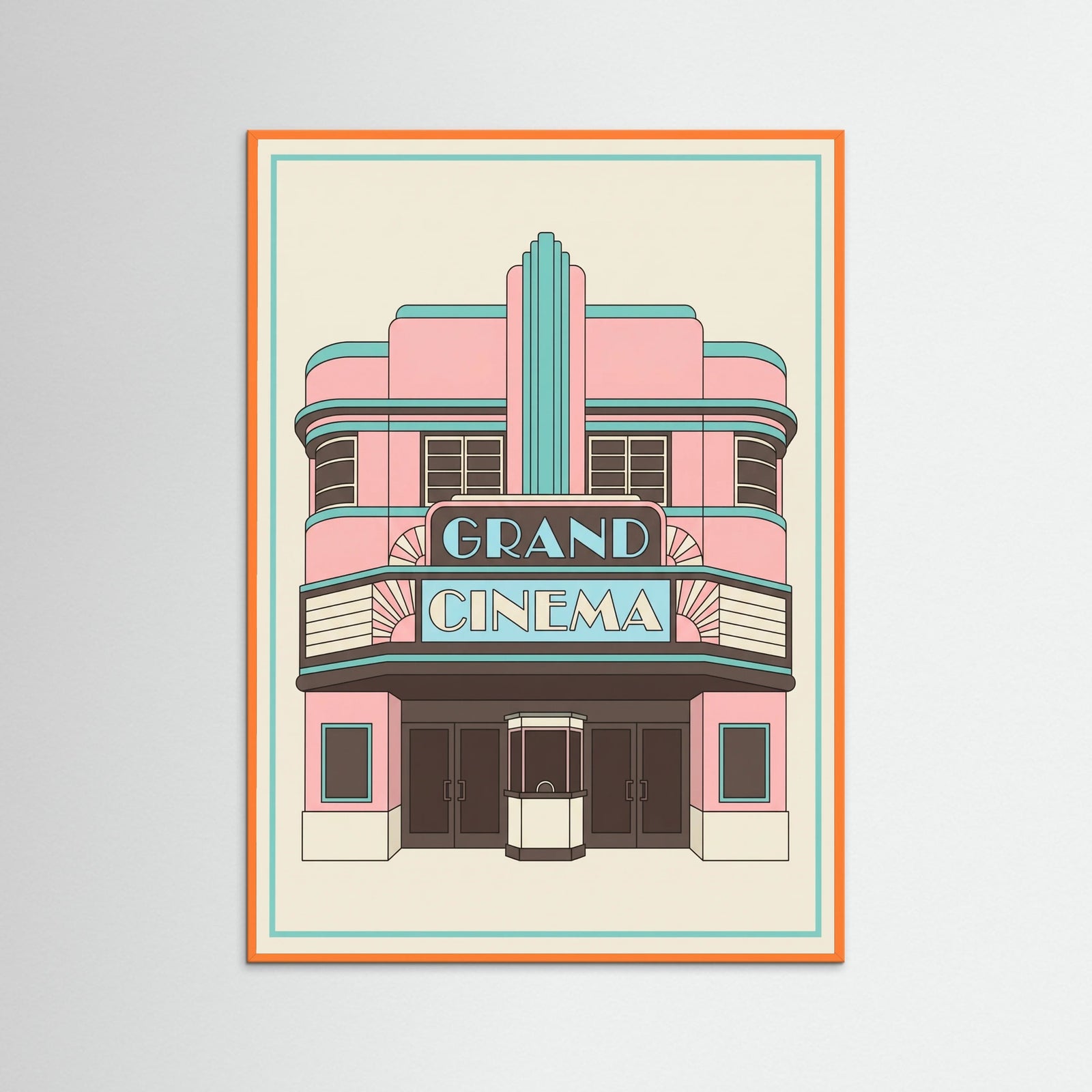 Orange Wood Crescent Facade