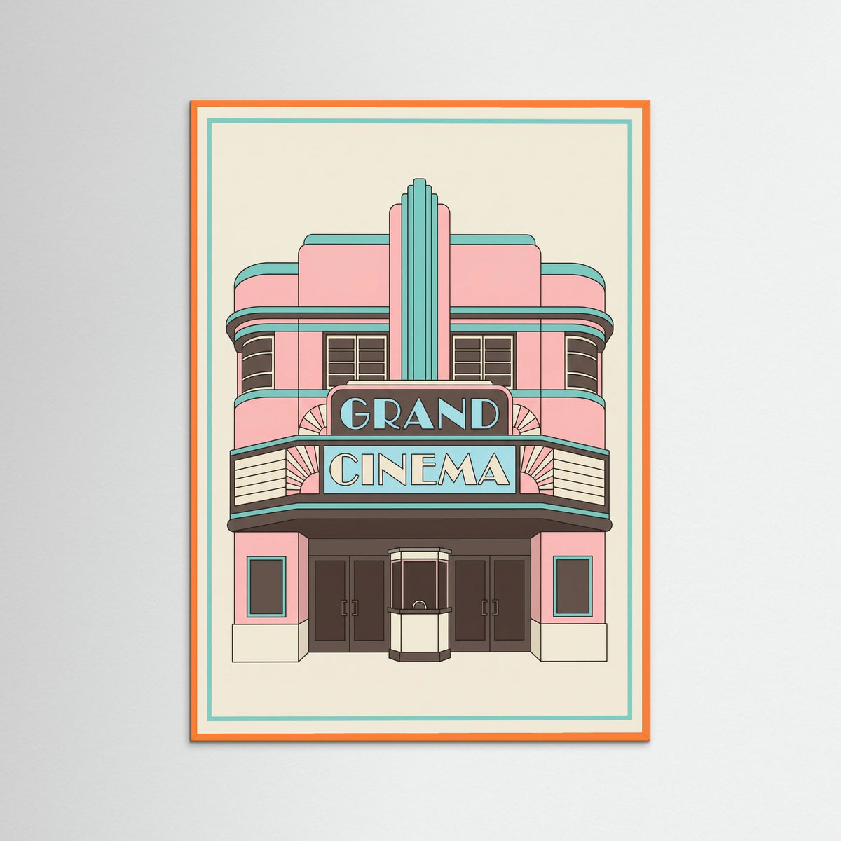 Orange Wood Crescent Facade