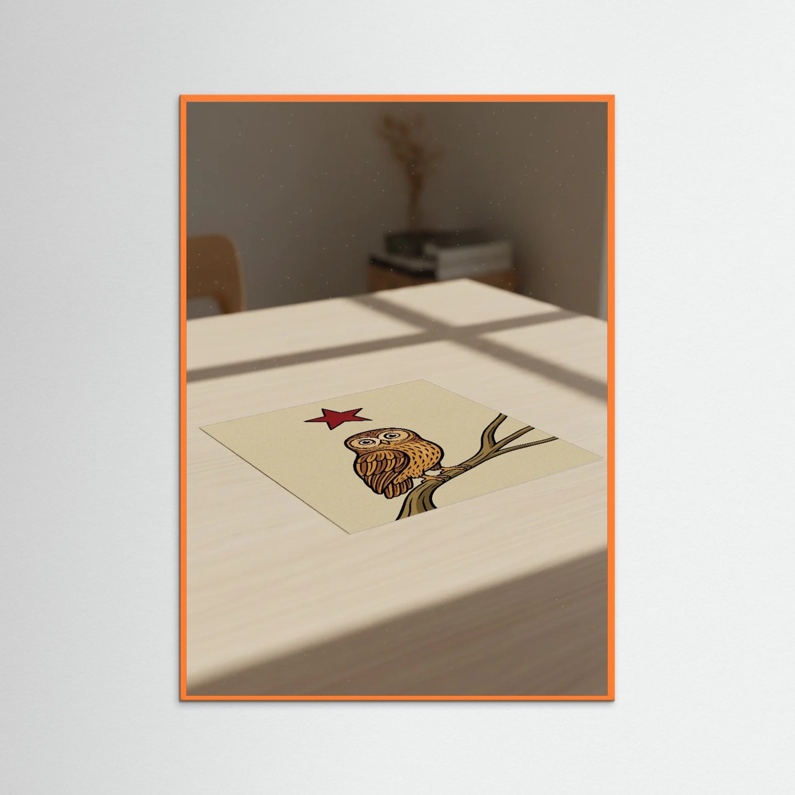 Orange Wood Crescent Tiger