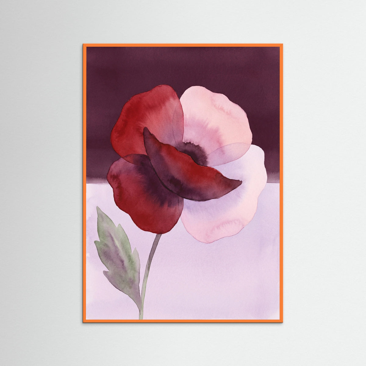 Orange Wood Crimson Bloom