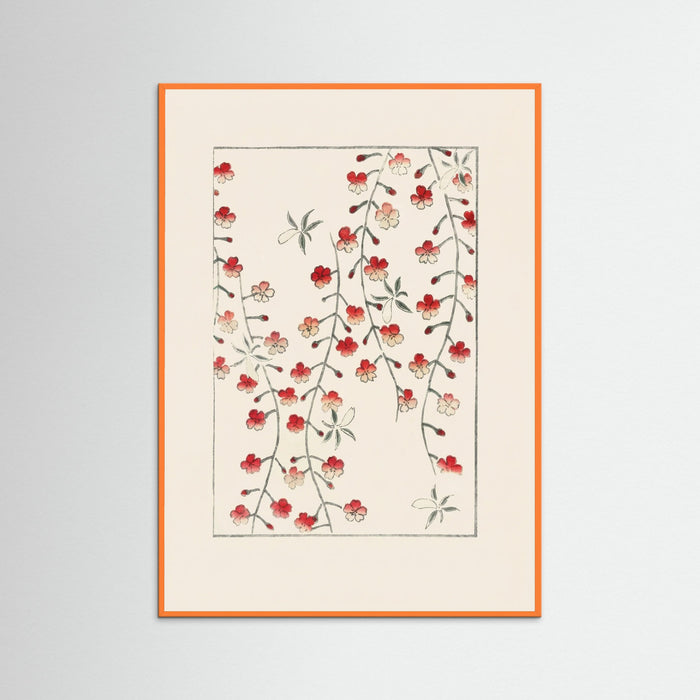 Orange Wood Crimson Botanical Cascade