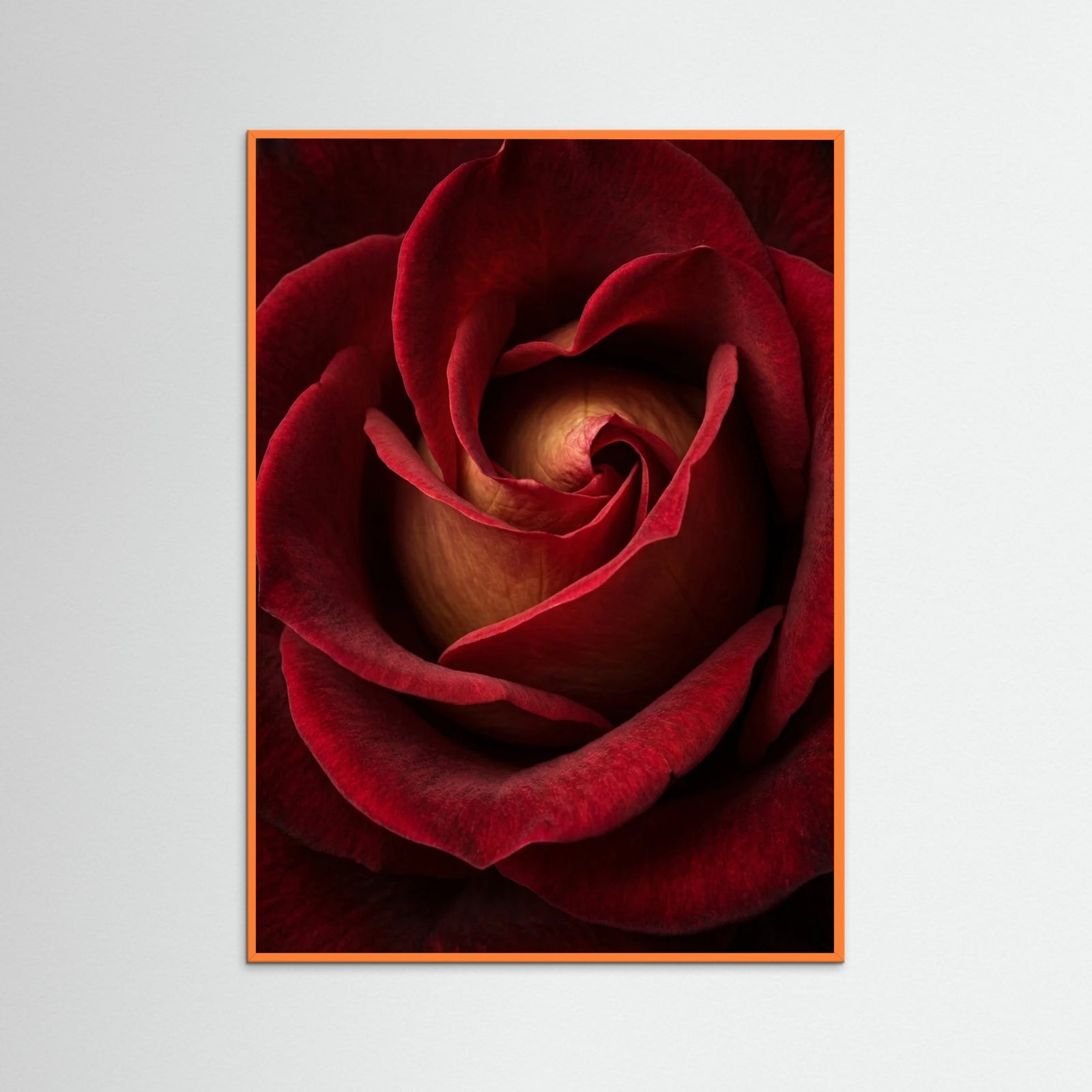 Orange Wood Crimson Embrace