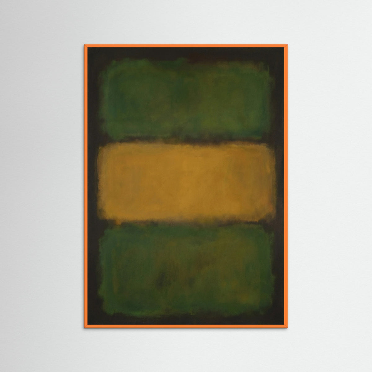 Orange Wood Crimson Field