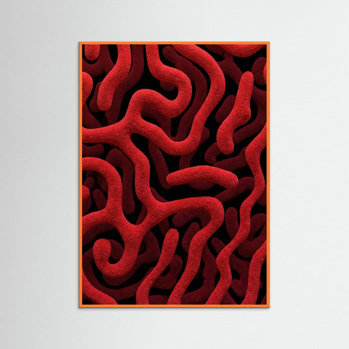 Orange Wood Crimson Labyrinth