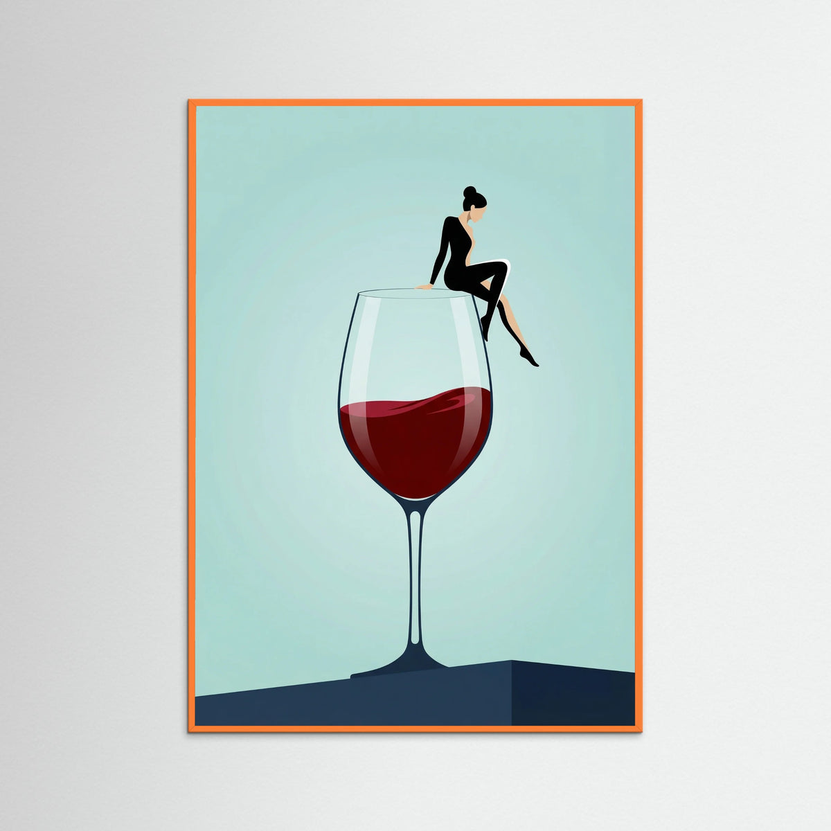 Orange Wood Crimson Plunge