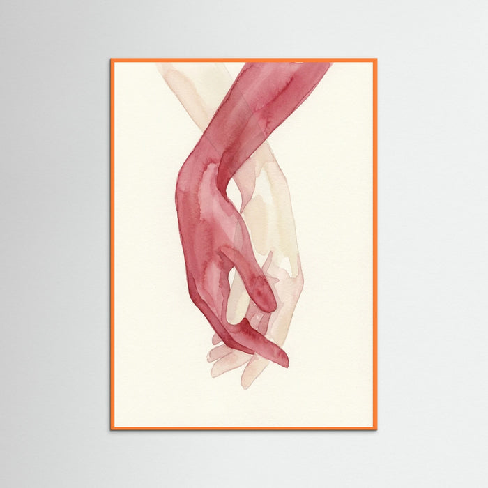 Orange Wood Crimson Serenity
