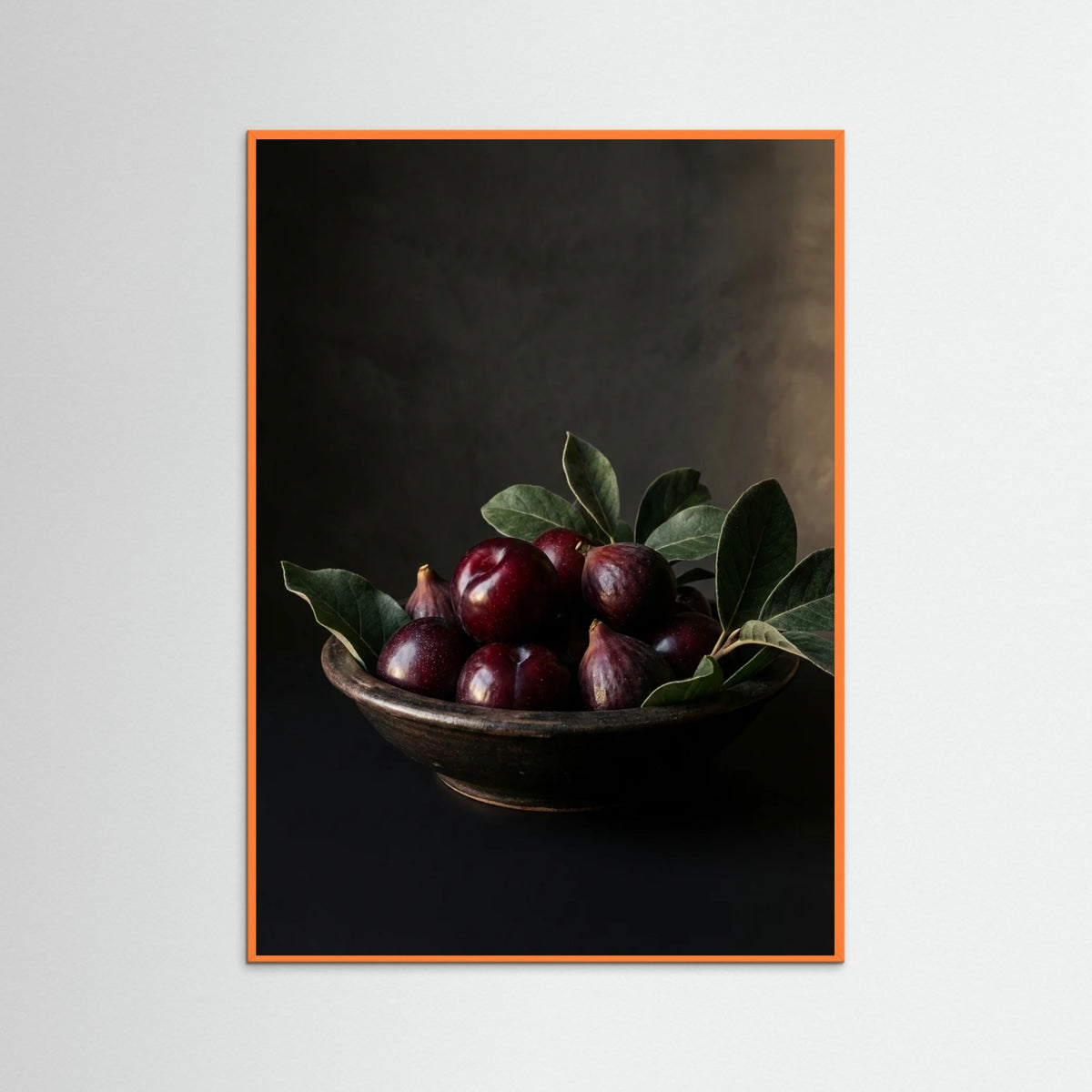 Orange Wood Crimson Stillness