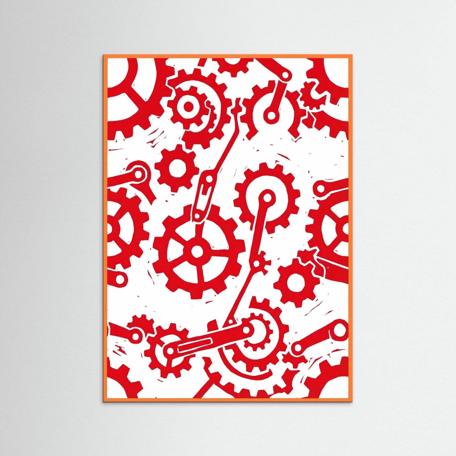 Orange Wood Crimson Strides Beige