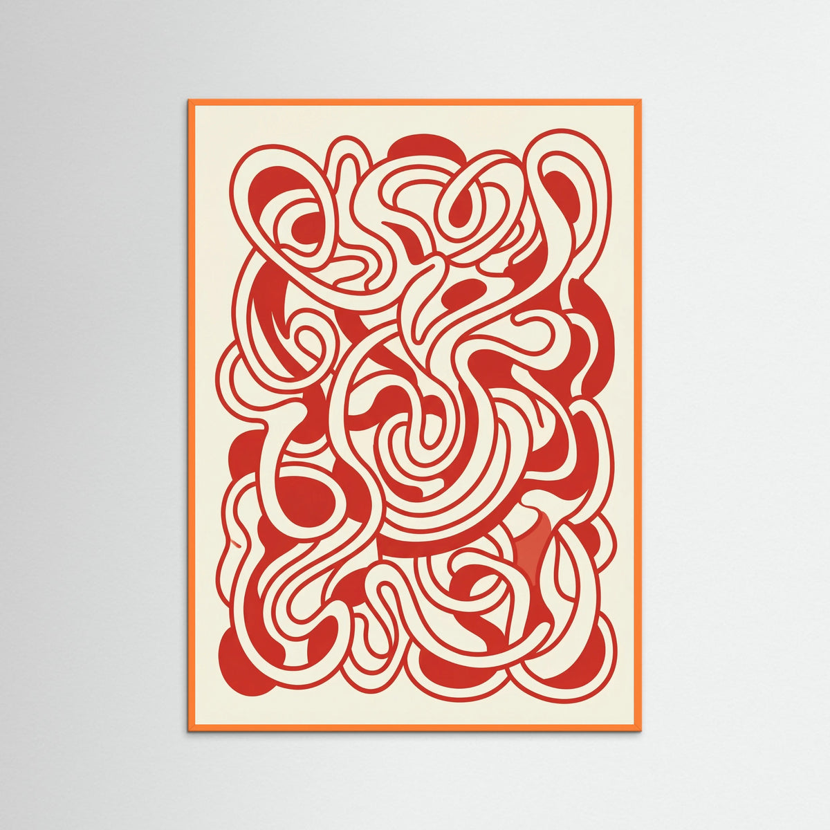 Orange Wood Crimson Structure